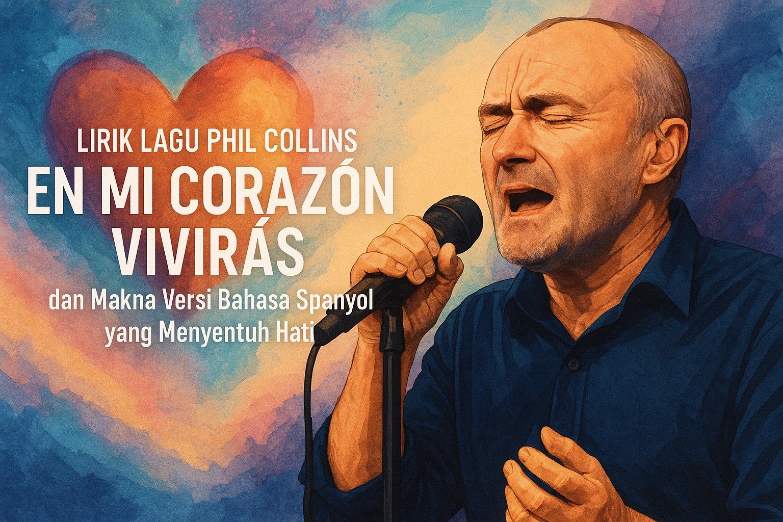 Lirik Lagu Phil Collins En Mi Corazón Vivirás - Newzandar Lirik Lagu Phil Collins En Mi Corazón Vivirás