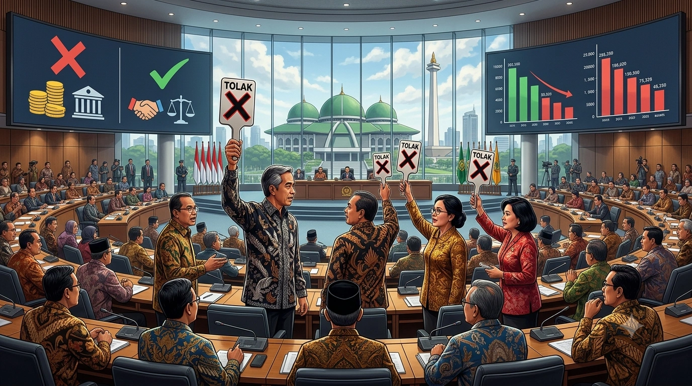 Klarifikasi Heboh Isu DPR Tolak RUU Perampasan Aset yang Bikin Geram Netizen Ternyata Habiburokhman Sebut Itu Cuma Hoaks