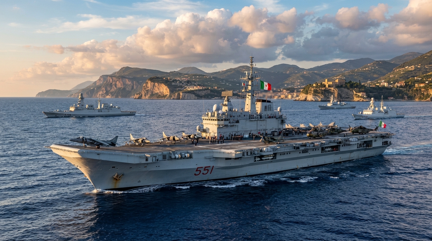 kapal induk italia giuseppe garibaldi
