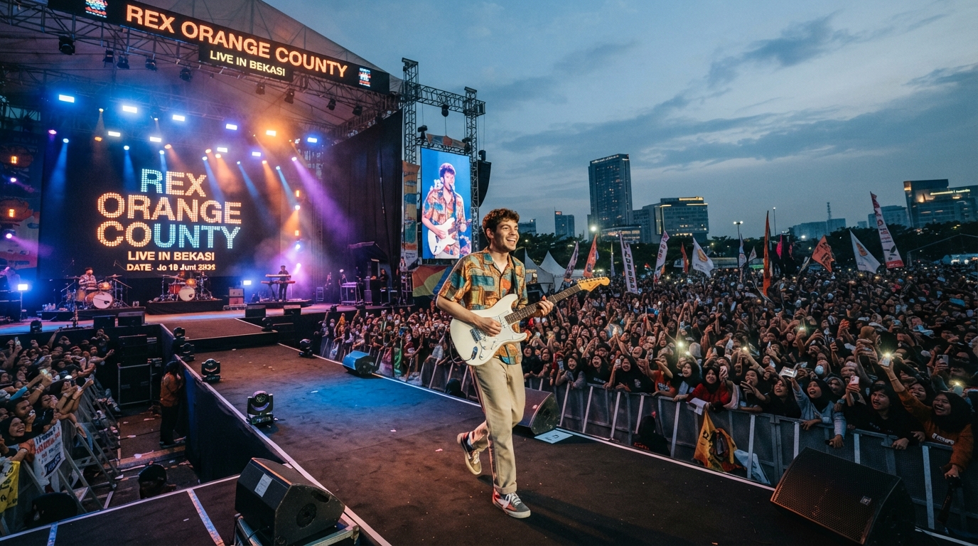 rex orange county bekasi