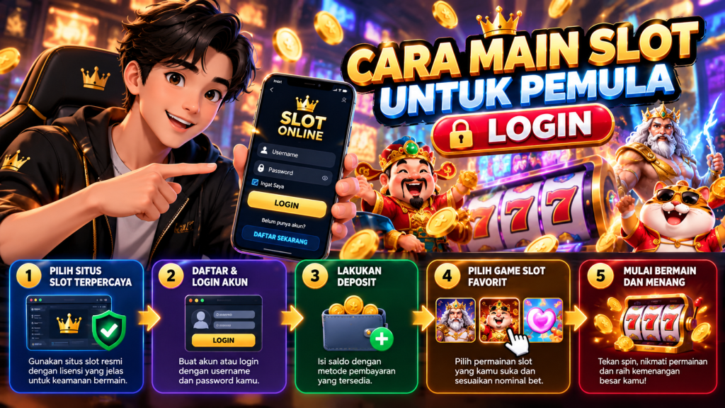 cara main slot untuk pemula login