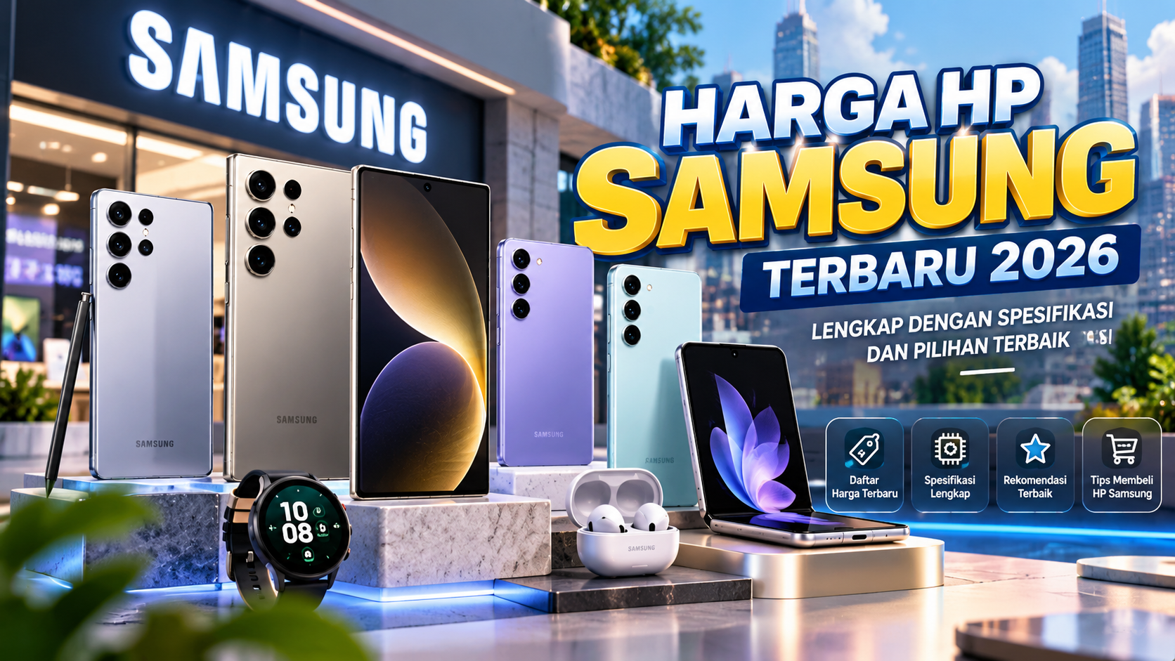 Harga HP Samsung Terbaru 2026 di Indonesia Lengkap dari Galaxy A hingga S26 Ultra